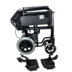 Lightweight Folding Travel Aluminium Wheelchair | Transport Wheelchair - Image 4
