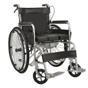 Wheeled Commode | Lightweight Commode Wheelchair | Portable
