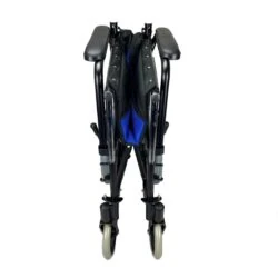 Lightweight Folding Travel Aluminium Wheelchair | Transport Wheelchair - Image 3