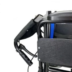 Lightweight Folding Travel Aluminium Wheelchair | Transport Wheelchair - Image 2