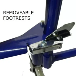 Lightweight Folding Wheelchairs For Travelling With Bag | Travel Wheelchair with Attendant Brakes - Image 5