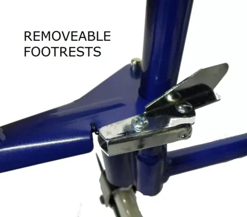 Lightweight Folding Wheelchairs For Travelling With Bag | Travel Wheelchair with Attendant Brakes - Image 5