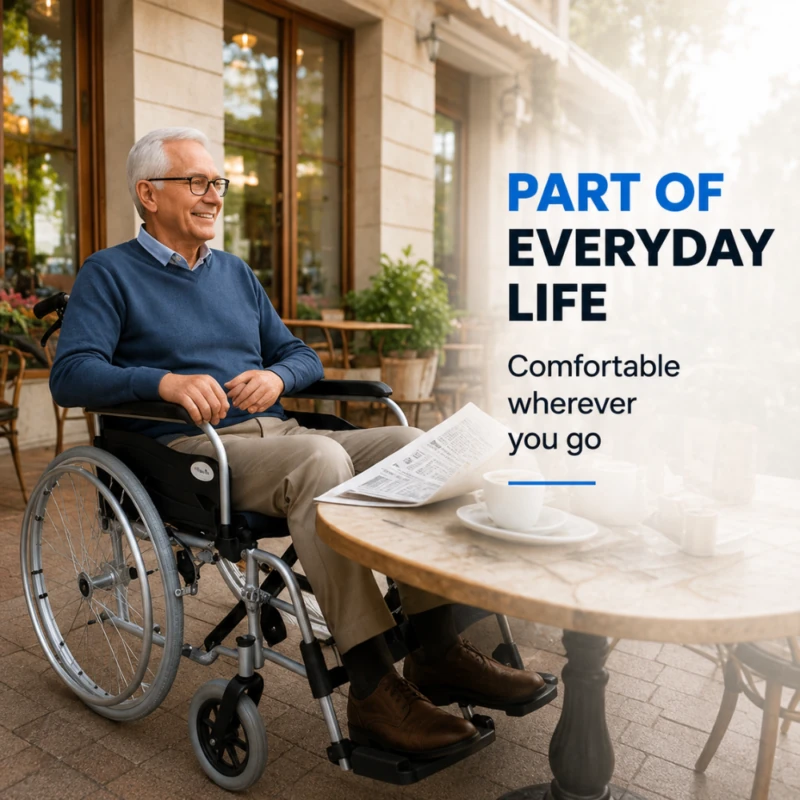Self Propelled Folding Wheelchair