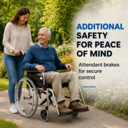 Self Propelled Folding Wheelchair