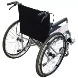 Lightweight Self Propelled Wheelchair | with Removal Commode Pan | Heavy Duty | Folding - Image 9