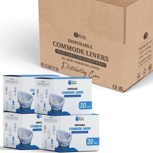 Commode Liners | Multipack | 360 Sets | Including Ultra Absorbent Pads & Liners