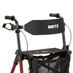 Dietz Taima Rollator Accessories | Back Support Comfort (Upholstered) | S-GT or M-GT or XC