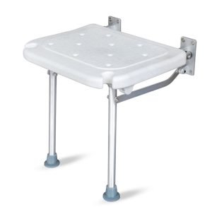 Wall Mounted Disabled Shower Seat | Fixed Shower Chair | with Shower Head Slot