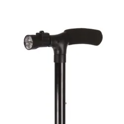 Walking Stick With Light | Folding Walking Cane Stick | Height Adjustable Heavy Duty | Foldable | Lightweight - Image 5