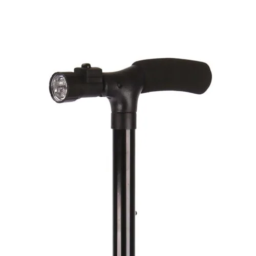 Walking Stick With Light | Folding Walking Cane Stick | Height Adjustable Heavy Duty | Foldable | Lightweight - Image 5