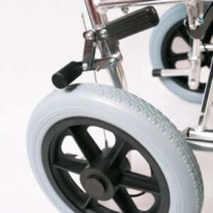 Lightweight Travel Wheelchair | Compact Transit Wheelchair, with Attended Brakes & Footrest