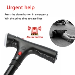 Walking Stick With Led Torch | Walking Stick | Gift for Elderly | Present for Old Couple - Image 3