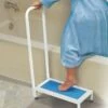 Non Slip Bath Step With Handle | Heavy Duty Bath Step For Elderly & Disabled | Made from Durable Steel | Max weight capacity Up to 500lbs