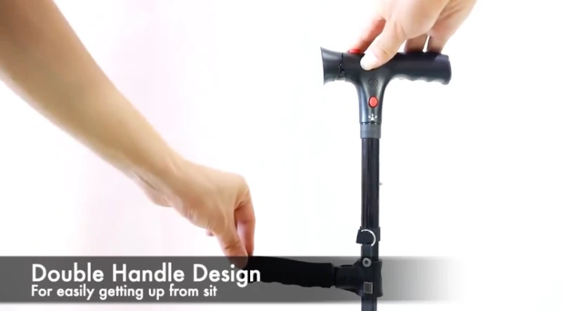 Walking Stick With Led Torch | Walking Stick | Gift for Elderly | Present for Old Couple - Image 9