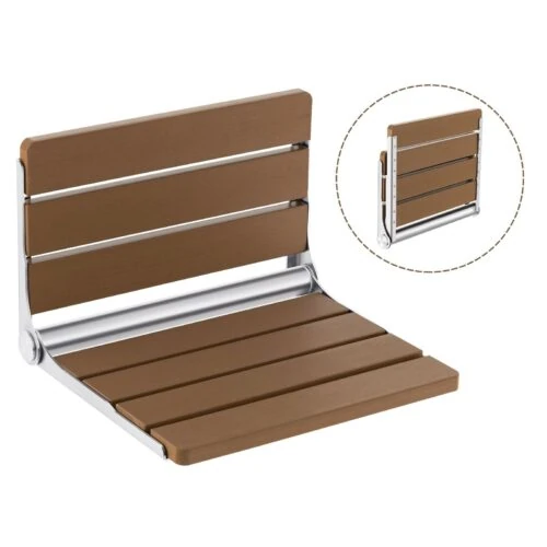 Fold Down Shower Seat | Wall Mounted Folding Shower Seat | for Adults & Seniors - Image 14