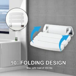 Wall Mounted Foldable Shower Seat - Image 5