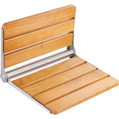 Fold Down Shower Seat | Wall Mounted Folding Shower Seat | for Adults & Seniors - Image 4