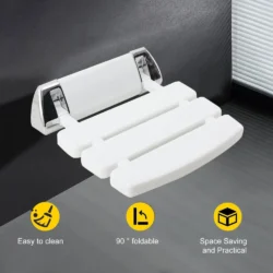 Wall Mounted Foldable Shower Seat - Image 7