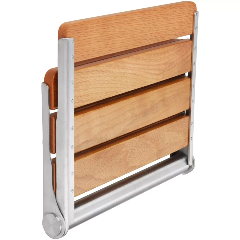 Fold Down Shower Seat | Wall Mounted Folding Shower Seat | for Adults & Seniors - Image 3