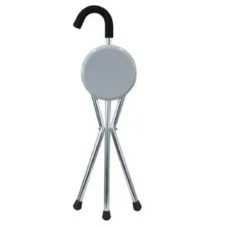 Walking Stick Chair | Stick with Seat For Elderly | Portable Walking Cane Chair - Image 2