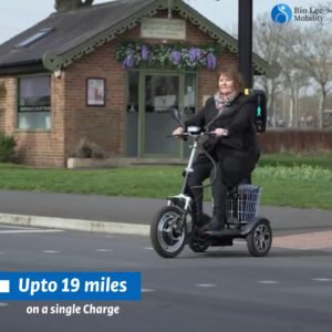 3 Wheel Lightweight Foldable Mobility Scooter | Tricycle Mobility Scooter | Green Power Mobility Scooter For Seniors & Adults
