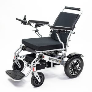 Lightweight Electric Wheelchair Instant Folding Wheelchair | All Terrain | EEZY-PRO-R | With Lithium Battery