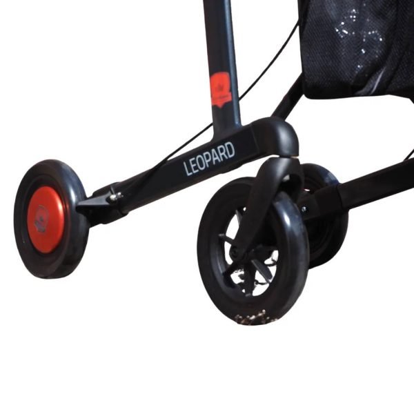 Mobilex-leopard-aluminium-rollator