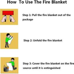 Fire Safety Blanket | for Kitchen | Car | Multipurpose - Image 4