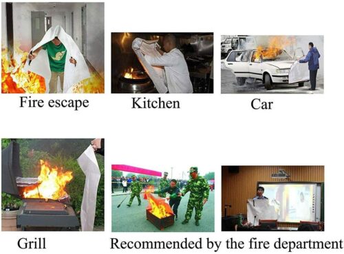 Fire Safety Blanket | for Kitchen | Car | Multipurpose - Image 5