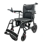 Folding Electric Wheelchair with Lithium Battery | Ultra Lightweight EEZY Lite Electric Wheelchair for Elderly & Disabled | Weighs only 18kg - Image 1