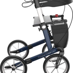 Lightweight Folding Rollator with Seat & Big Puncture Proof Wheels | Mobilex Panda Comfort - Image 2