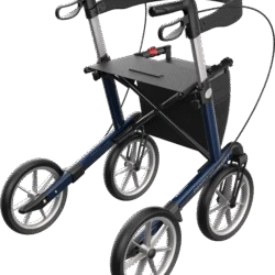 Lightweight Folding Rollator with Seat & Big Puncture Proof Wheels | Mobilex Panda Comfort - Image 5
