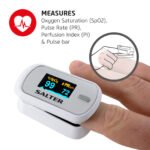 Portable Fingertip Pulse Oximeter | Adults & Kids | Blood Oxygen Saturation Monitor - Image 1