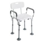 Shower Seat | Shower Chair With Arms For Elderly | Adjustable Height - Image 1