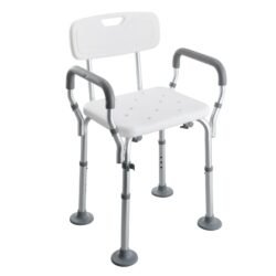 Shower Seat | Shower Chair With Arms For Elderly | Adjustable Height - Image 1