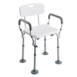 Wide Shower Seat | Shower Chair With Arms For Elderly | Seniors