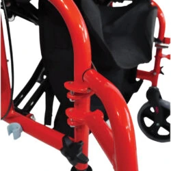 Lightweight Folding Rollator With Seat and Travel Wheelchair | Rollator & Manual Wheelchair For Disabled & Elderly - Image 6