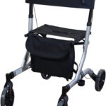 4 Wheel Walking Aid | Ultra Lightweight Folding Rollator with Seat - Image 7