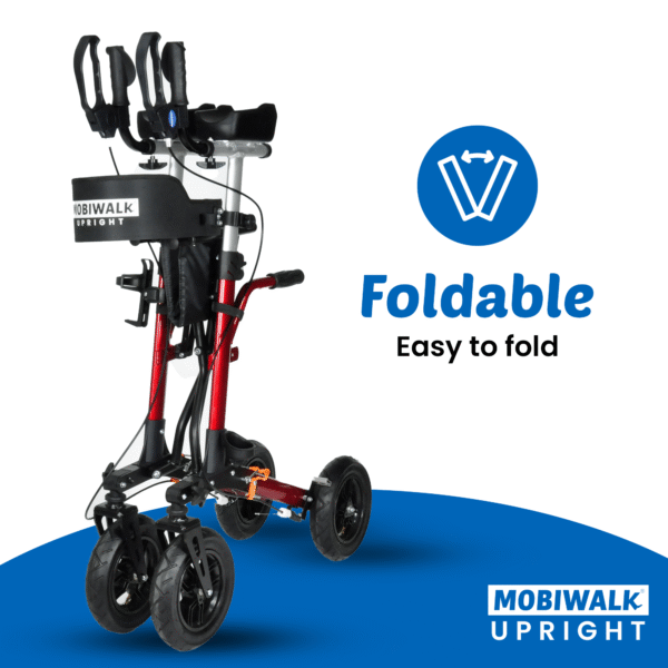 Upright Rollator for elderly, upright rollator for poster correction, standing up rollator,