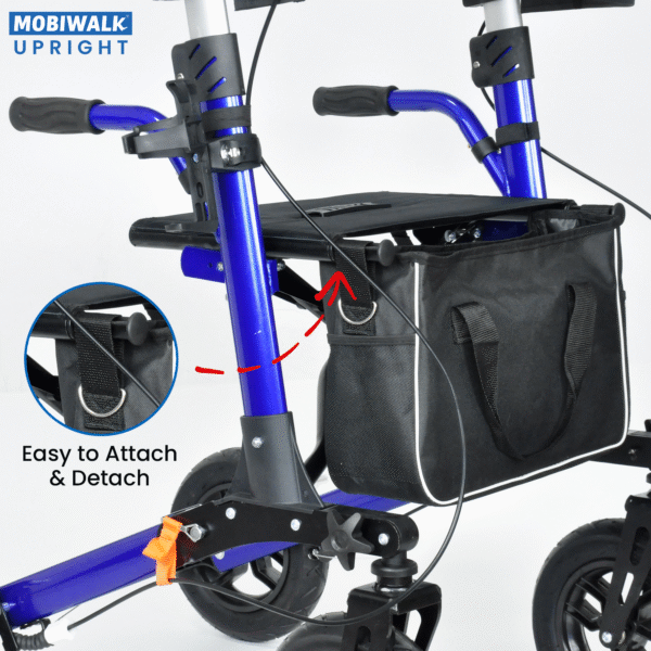 Upright Rollator for elderly, upright rollator for poster correction, standing up rollator,