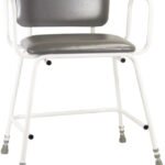 Bariatric Perching Stool | Height Adjustable | Multi-use Stool for Elderly | Disabled - Image 1
