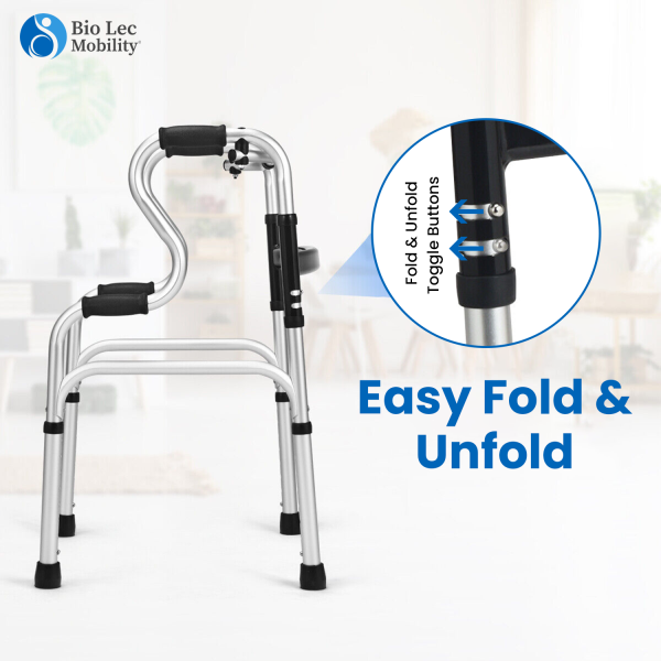 Folding Commode Chair & Walker Bio Lec Mobility