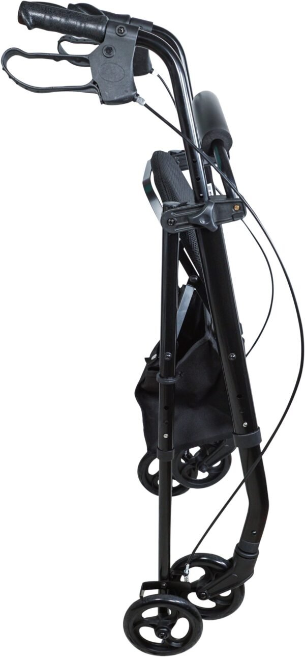 Lightweight folding 4 wheel rollator