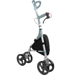 Wheeled Crutch | MobiWalk® Crutch Rollator for Elderly, Women & Men | Elbow Crutches with Wheels & Brakes | Walking Aids with Wheels - Image 1