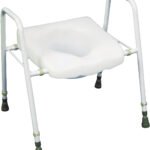 Width Height Adjustable Toilet Raiser Seat and Frame | for Elderly & Disabled - Image 1
