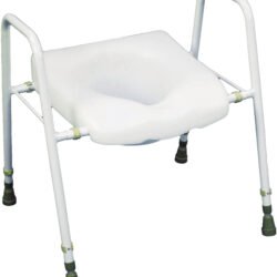 Width Height Adjustable Toilet Raiser Seat and Frame | for Elderly & Disabled - Image 1