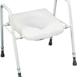 Width Height Adjustable Toilet Raiser Seat and Frame | for Elderly & Disabled