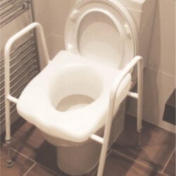 Raised Toilet Seat and Frame | for Elderly | Disabled | Adjustable Height - Image 1