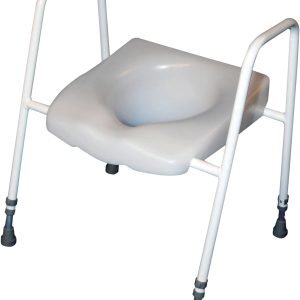 Raised Toilet Seat and Frame | for Elderly | Disabled | Adjustable Height