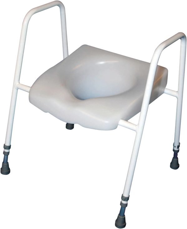Raised-Toilet-Seat-and-Frame-height-adjustable